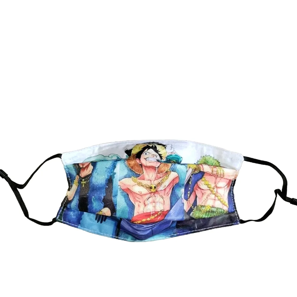 NEW Anime One Piece Face Mask 2.5PM 2 Filters! Manga Facewear Balaclava. Unisex